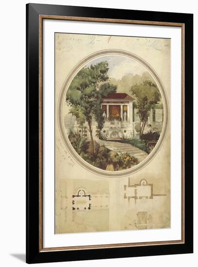 A Dining Room in Summer-Adrien Chancel-Framed Giclee Print