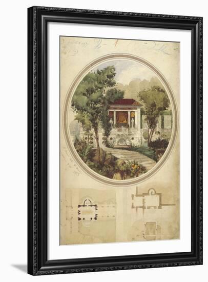 A Dining Room in Summer-Adrien Chancel-Framed Giclee Print