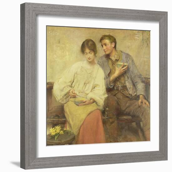 A Dinner of Herbs-George William Joy-Framed Giclee Print