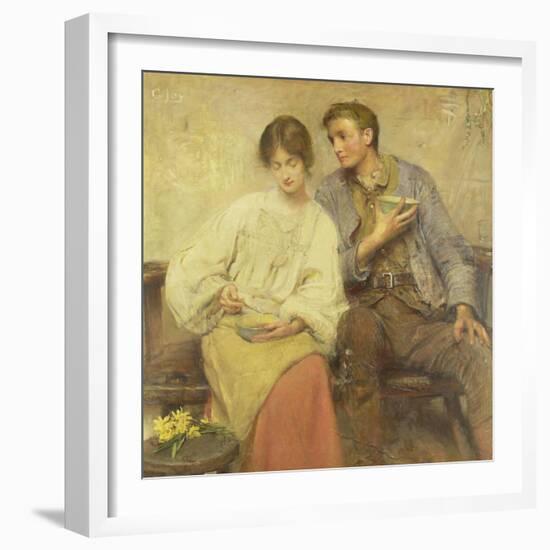 A Dinner of Herbs-George William Joy-Framed Giclee Print