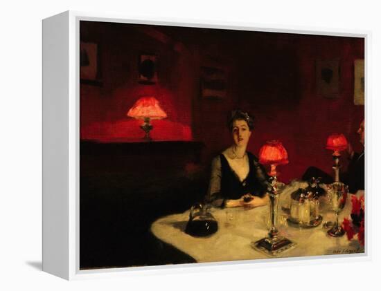 A Dinner Table at Night, 1884-John Singer Sargent-Framed Premier Image Canvas