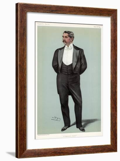 A Diplomatic Cousin' Henry White, American Diplomat, 1899-Spy-Framed Giclee Print