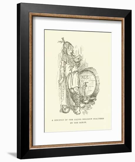 A Disciple of the Liquid Religion Practised by the Saxon-null-Framed Giclee Print