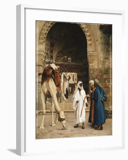 A Dispute Among Arabs-Jean Leon Gerome-Framed Giclee Print