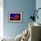 A Distant Alien Star System-null-Framed Art Print displayed on a wall