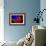 A Distant Alien Star System-null-Framed Art Print displayed on a wall