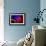 A Distant Alien Star System-null-Framed Art Print displayed on a wall