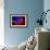 A Distant Alien Star System-null-Framed Art Print displayed on a wall