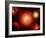 A Distant Binary Star System Located Within the Milky Way-Stocktrek Images-Framed Photographic Print