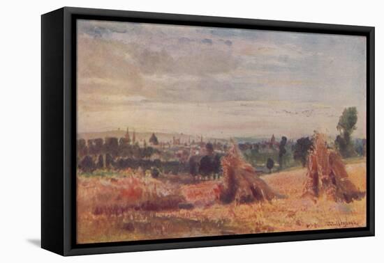 'A Distant View of Oxford', 1910-John Fulleylove-Framed Premier Image Canvas