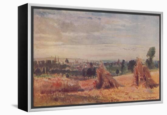 'A Distant View of Oxford', 1910-John Fulleylove-Framed Premier Image Canvas