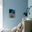 A Diver Approaches a Gorgonian Sea Fan, Indonesia-null-Photographic Print displayed on a wall