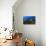 A Diver Looks on at a Lionfish Hovering Above Staghorn Coral, Indonesia-null-Photographic Print displayed on a wall