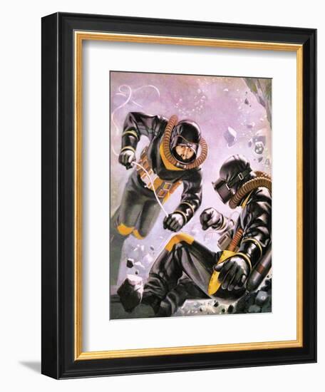 A Diving Expedition Led by Captain Jacques-Yves Cousteau-Mcbride-Framed Giclee Print