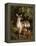 A Doe with Her Fawn-Samuel John Carter-Framed Premier Image Canvas