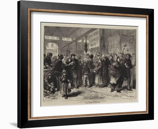 A Dog and Cat Butcher's at Paris-Godefroy Durand-Framed Giclee Print