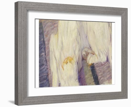 A Dog Lying Down, 1909-Franz Marc-Framed Giclee Print