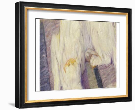 A Dog Lying Down, 1909-Franz Marc-Framed Giclee Print