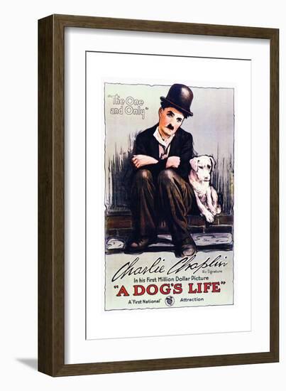 A Dog's Life - Movie Poster Reproduction-null-Framed Premium Giclee Print