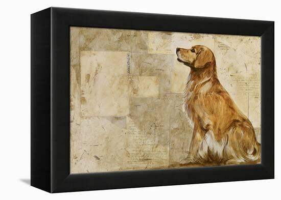 A Dog's Story 2-Elizabeth Hope-Framed Premier Image Canvas