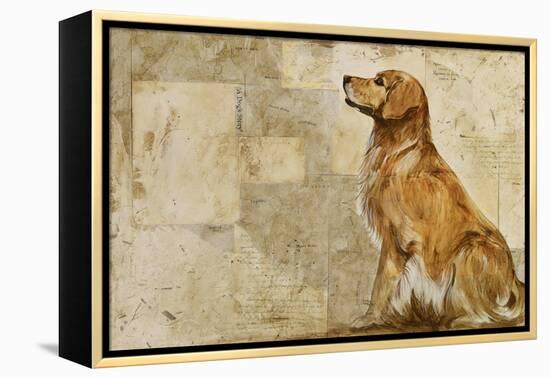 A Dog's Story 2-Elizabeth Hope-Framed Premier Image Canvas