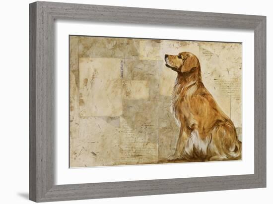 A Dog's Story 2-Elizabeth Hope-Framed Giclee Print