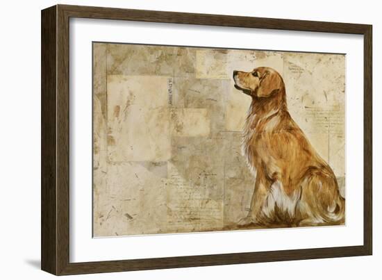 A Dog's Story 2-Elizabeth Hope-Framed Giclee Print