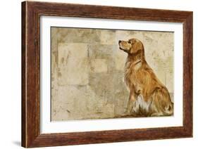 A Dog's Story 2-Elizabeth Hope-Framed Giclee Print