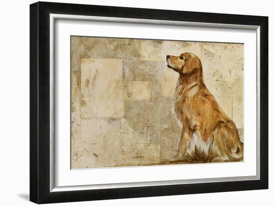 A Dog's Story 2-Elizabeth Hope-Framed Giclee Print