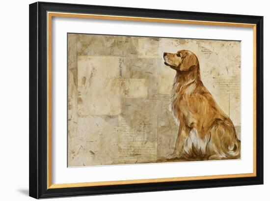 A Dog's Story 2-Elizabeth Hope-Framed Giclee Print