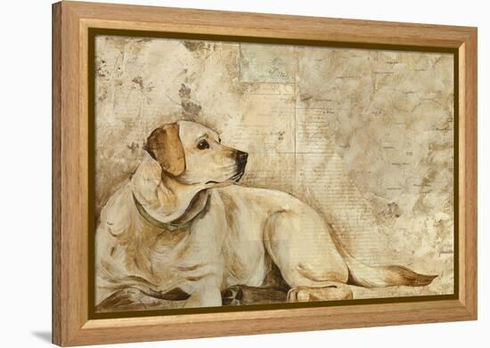 A Dog's Story 3-Elizabeth Hope-Framed Premier Image Canvas