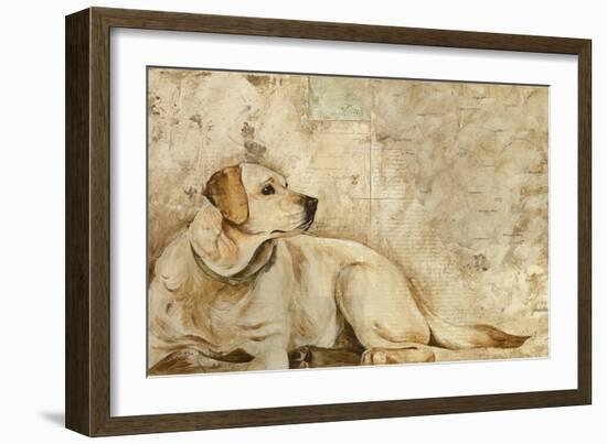 A Dog's Story 3-Elizabeth Hope-Framed Giclee Print