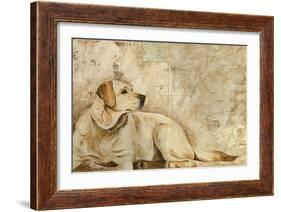 A Dog's Story 3-Elizabeth Hope-Framed Giclee Print