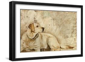 A Dog's Story 3-Elizabeth Hope-Framed Giclee Print
