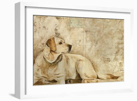 A Dog's Story 3-Elizabeth Hope-Framed Giclee Print