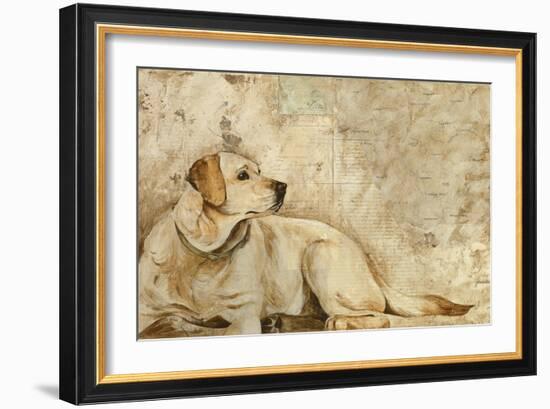 A Dog's Story 3-Elizabeth Hope-Framed Giclee Print