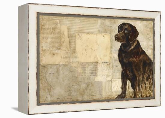 A Dog's Story 4-Elizabeth Hope-Framed Premier Image Canvas