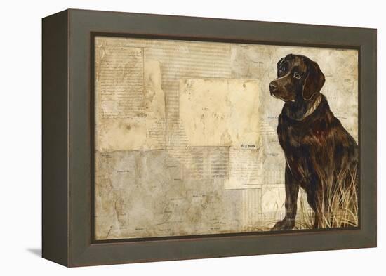 A Dog's Story 4-Elizabeth Hope-Framed Premier Image Canvas