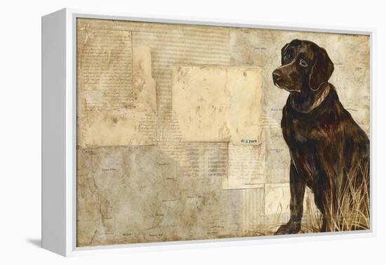 A Dog's Story 4-Elizabeth Hope-Framed Premier Image Canvas