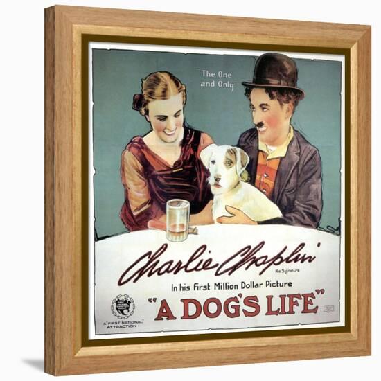 A Dogs Life, 1918-null-Framed Premier Image Canvas