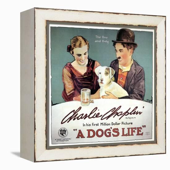 A Dogs Life, 1918-null-Framed Premier Image Canvas