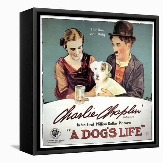 A Dogs Life, 1918-null-Framed Premier Image Canvas