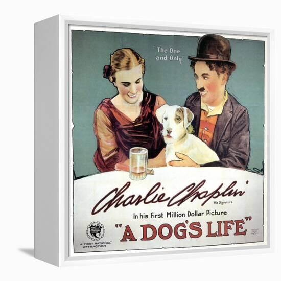 A Dogs Life, 1918-null-Framed Premier Image Canvas