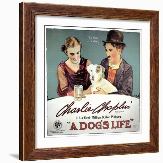 A Dogs Life, 1918-null-Framed Giclee Print