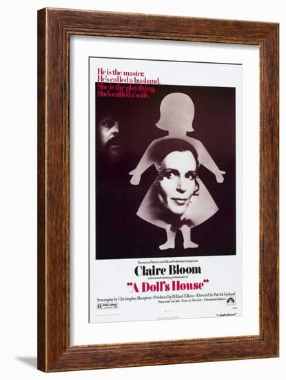 A Doll's House, Anthony Hopkins, Claire Bloom, 1973-null-Framed Art Print