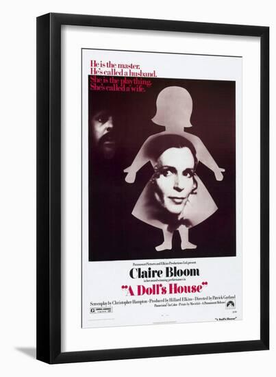 A Doll's House, Anthony Hopkins, Claire Bloom, 1973-null-Framed Art Print