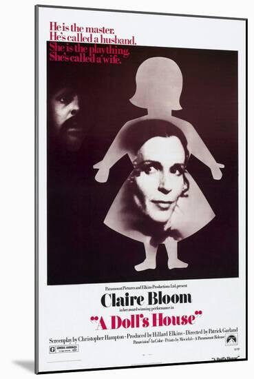 A Doll's House, Anthony Hopkins, Claire Bloom, 1973-null-Mounted Art Print