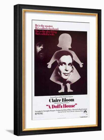 A Doll's House, Anthony Hopkins, Claire Bloom, 1973-null-Framed Art Print