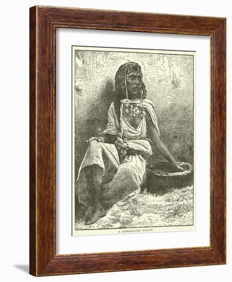 A Dongolawis Woman-null-Framed Giclee Print