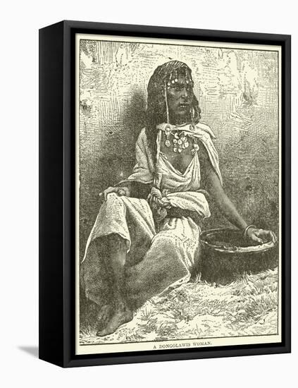 A Dongolawis Woman-null-Framed Premier Image Canvas